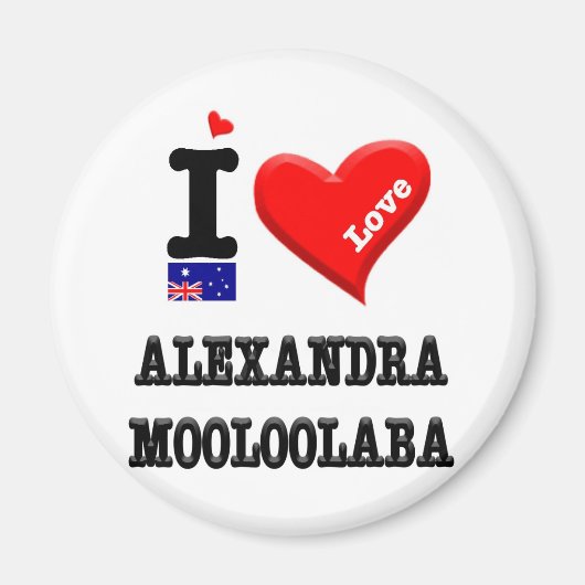 ALEXANDRA-MOOLOOLABA - I Liebe Magnet (Vorne)
