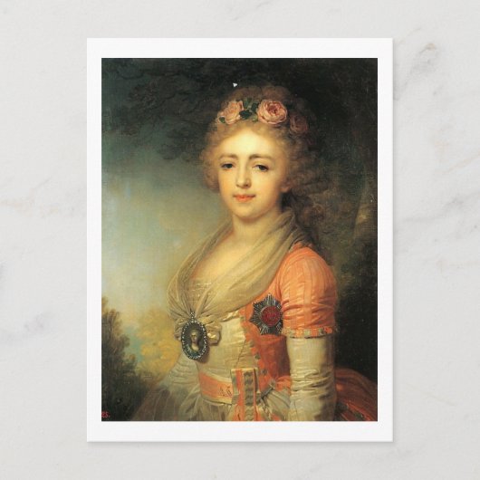 Alexandra Pavlovna Romanova Postkarte (Vorderseite)