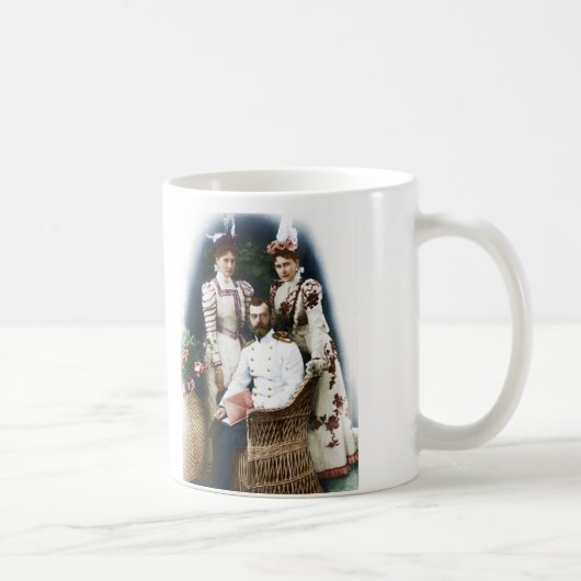 Alexandra und Alexei, Alexandra, Nicholas II, Ella Kaffeetasse (Rechts)