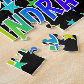 "ALEXANDRA" Vorname, Spaß "GLÜCKLICHER GEBURTSTAG" Puzzle (Seite)