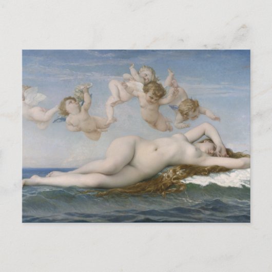 Alexandre Cabanel Die Geburt der Venus Postkarte (Vorderseite)