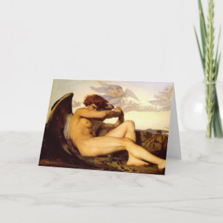 Alexandre Cabanel - gefallener Engel Feiertagskarte