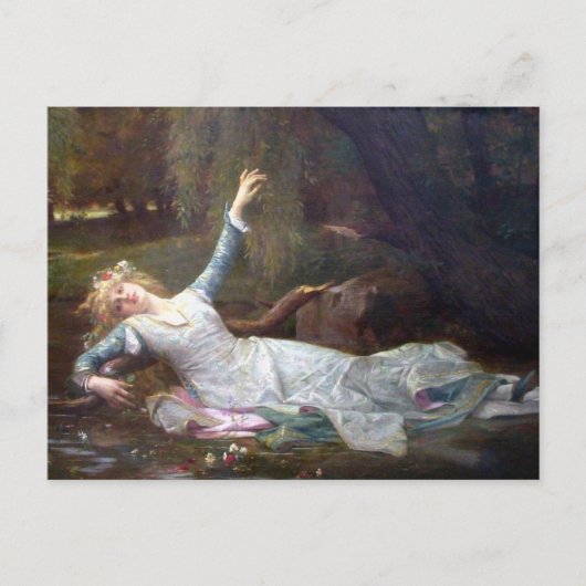 Alexandre Cabanel - Ophelia Postkarte (Vorderseite)
