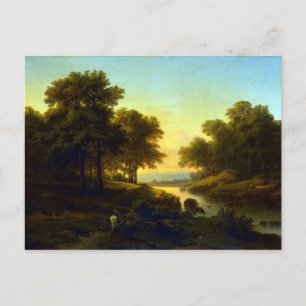 Alexandre Calame Landscape Postkarte