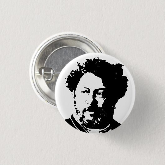 Alexandre Dumas Button (Vorne & Hinten)