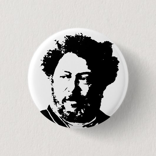 Alexandre Dumas Button (Vorderseite)