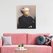 Alexandre Dumas Fils 1886 Leinwanddruck (Insitu (Wohnzimmer))