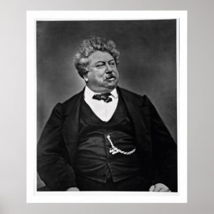 Alexandre Dumas pere (1802-70), von 'Galerie Cont Poster