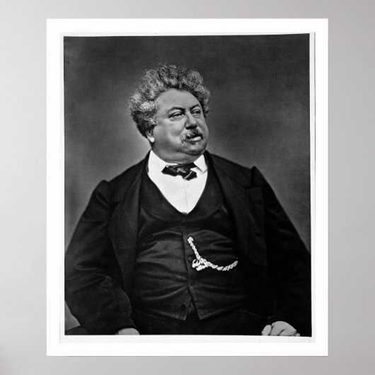 Alexandre Dumas pere (1802-70), von 'Galerie Cont Poster (Vorne)