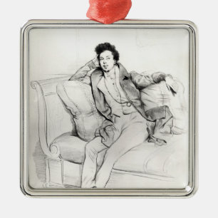 Alexandre Dumas Pere Ornament Aus Metall