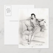 Alexandre Dumas Pere Postkarte (Vorne/Hinten)