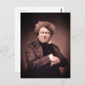 Alexandre Dumas Postcard Postkarte (Vorne/Hinten)