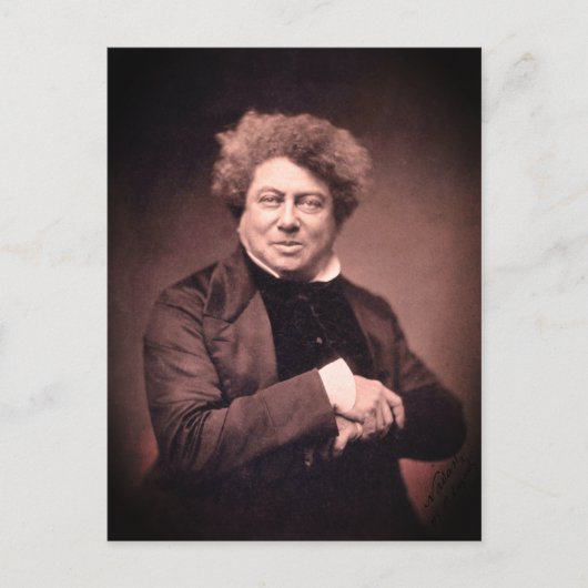 Alexandre Dumas Postcard Postkarte (Vorderseite)