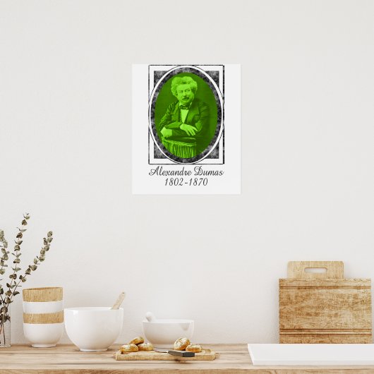 Alexandre Dumas Poster (Küche)