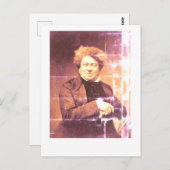 Alexandre Dumas Postkarte (Vorne/Hinten)