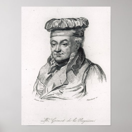 Alexandre Grimod de la Reyniere Poster (Vorne)