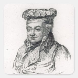 Alexandre Grimod de la Reyniere Quadratischer Aufkleber