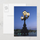 Alexandre III Bridge in Paris Postkarte (Vorne/Hinten)