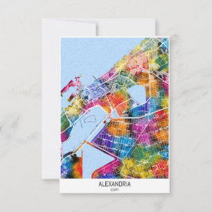 Alexandria Ägypten Dankeskarte