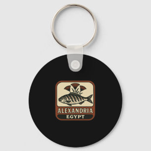 Alexandria Ägypten Souvenir Ägyptischer Fisch Und Schlüsselanhänger