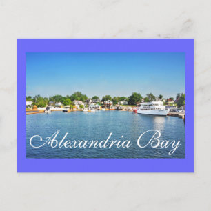 Alexandria Bay, New York, USA Postkarte