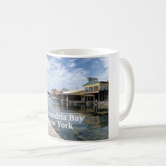 Alexandria Bay NY Kaffeetasse (VorderseiteRechts)