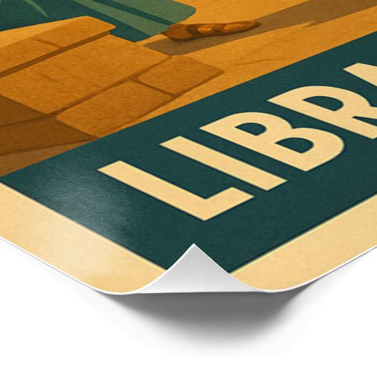 Alexandria - Bibliothek des Wissens Poster (Ecke)