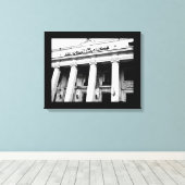 Alexandria Gebäude Leinwanddruck (Insitu (Holzboden))