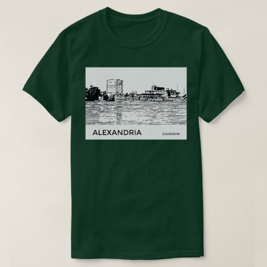 Alexandria Louisiana TShirt (Design vorne)