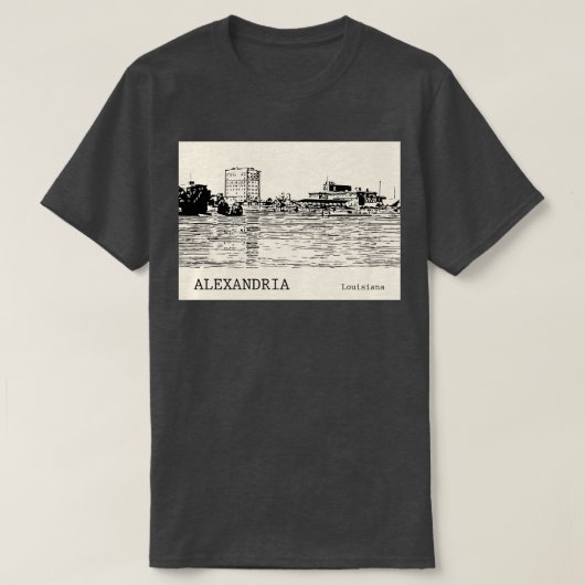 Alexandria Louisiana TShirt - 1 (Design vorne)