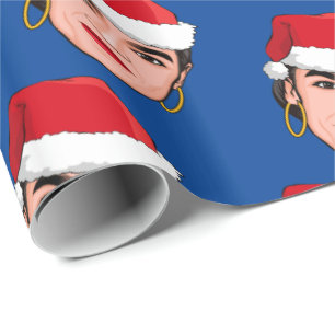 Alexandria Ocasio-Cortez (AOC) Weihnachten Geschenkpapier
