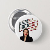 Alexandria Ocasio-Cortez Button (Vorne & Hinten)