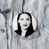 Alexandria Ocasio-Cortez Button (Beispiel)