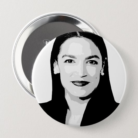 Alexandria Ocasio-Cortez Button (Vorne & Hinten)