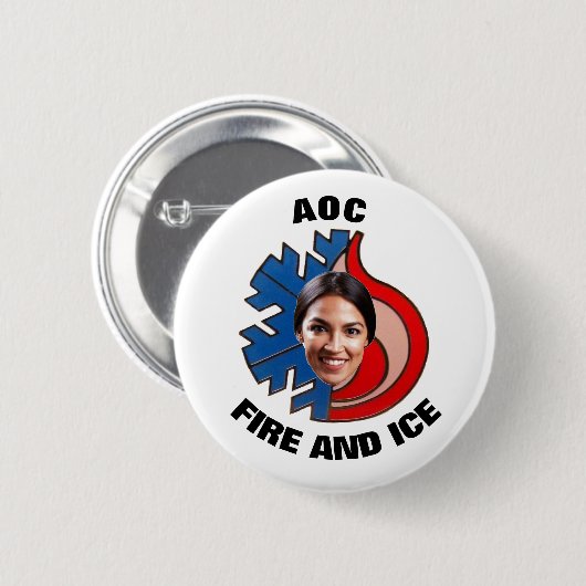 Alexandria Ocasio-Cortez Button (Vorne & Hinten)