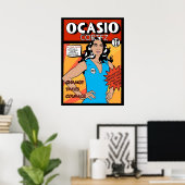 Alexandria Ocasio Cortez Comic Print Poster (Heimbüro)