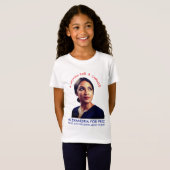 Alexandria Ocasio Cortez für Prez T-Shirt (Vorne ganz)