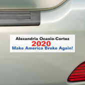 Alexandria Ocasio-Cortez machen Amerika brach Autoaufkleber (Auf Auto)