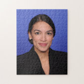 Alexandria Ocasio Cortez Portrait Puzzle (Vertikal)