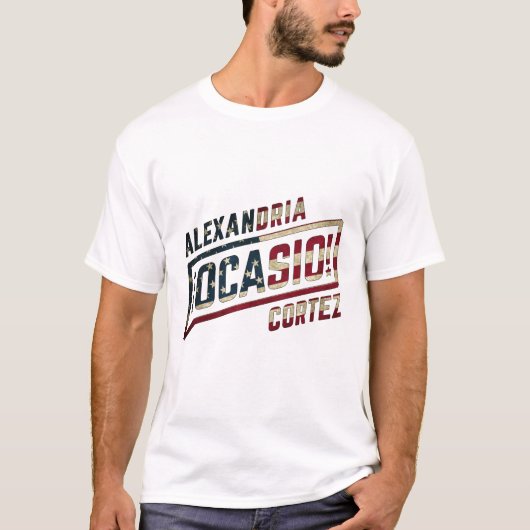Alexandria Ocasio-Cortez T-Shirt (Vorderseite)