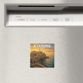 Alexandria Qaitbay Citadel Travel Magnet (In Situ (Geschirrspüler))