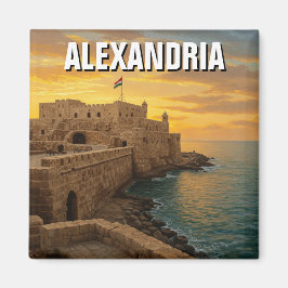 Alexandria Qaitbay Citadel Travel Magnet