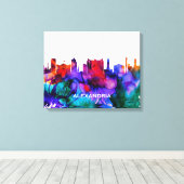 Alexandria Skyline Leinwanddruck (Insitu (Holzboden))