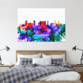 Alexandria Skyline Leinwanddruck (Insitu (Schlafzimmer))