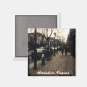 Alexandria Street Foto Magnet (Vorderseite/Rückseite)