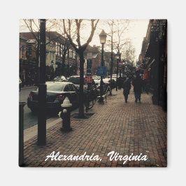 Alexandria Street Foto Magnet