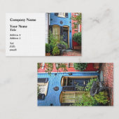 Alexandria VA - Gebäude mit Brandzeichen Visitenkarte (Vorne/Hinten)