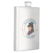 Alexandria Virginia Colonial Flachmann (Rechts)