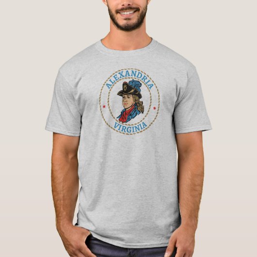 Alexandria Virginia Colonial T-Shirt (Vorderseite)
