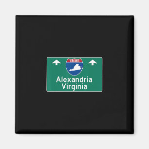 Alexandria Virginia Interstate Highway Urlaub So Magnet